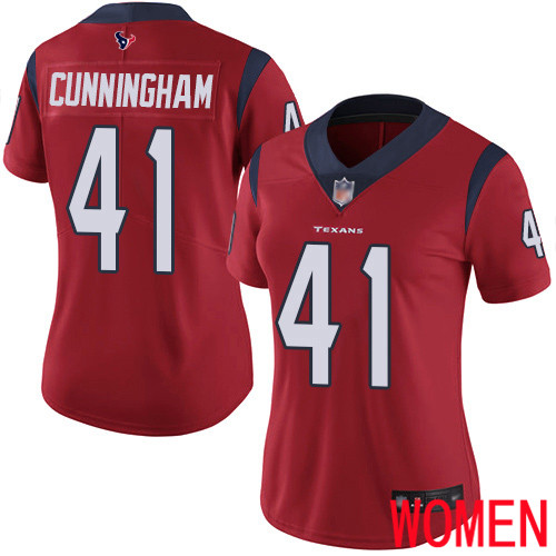 Houston Texans Limited Red Women Zach Cunningham Alternate Jersey NFL Football #41 Vapor Untouchable